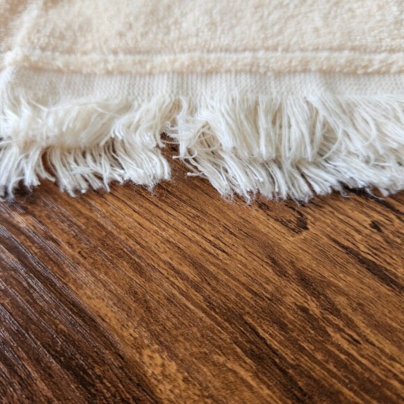 Vintage 70s Pair Set 2 Cannon Beige Tea Coffee Pot Kitchen Hand Towel 22"x15" - Picture 5 of 6